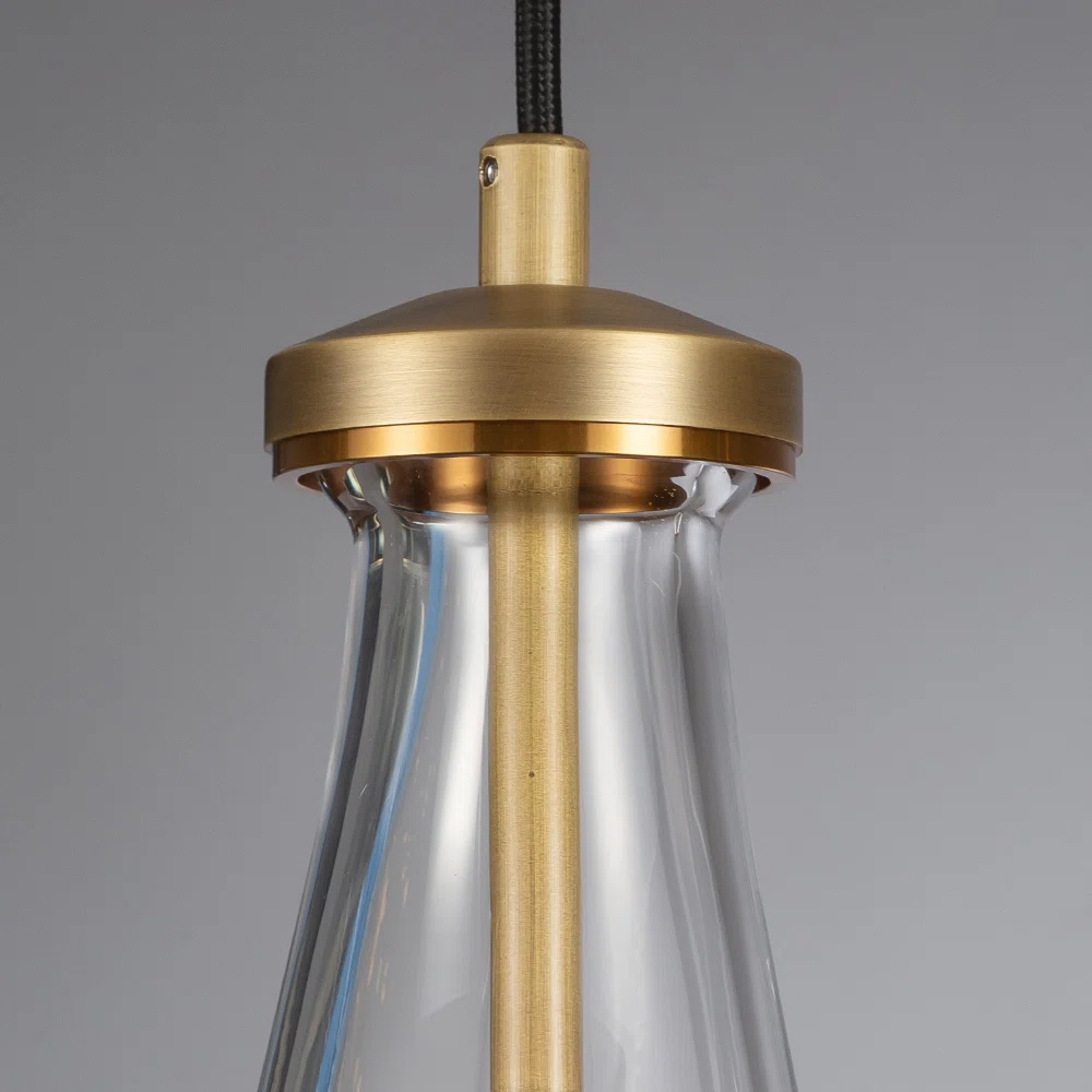 Подвесной светильник DeLight Collection Raindrop MT9093-1H brushed gold