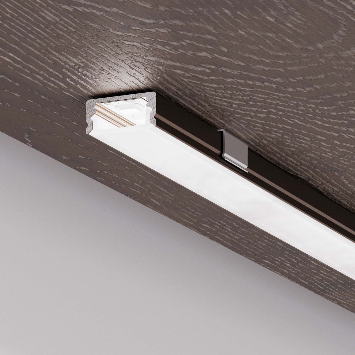 Профиль Arlight LINE-1708-2000 ANOD BROWN DEEP (Алюминий) 065801