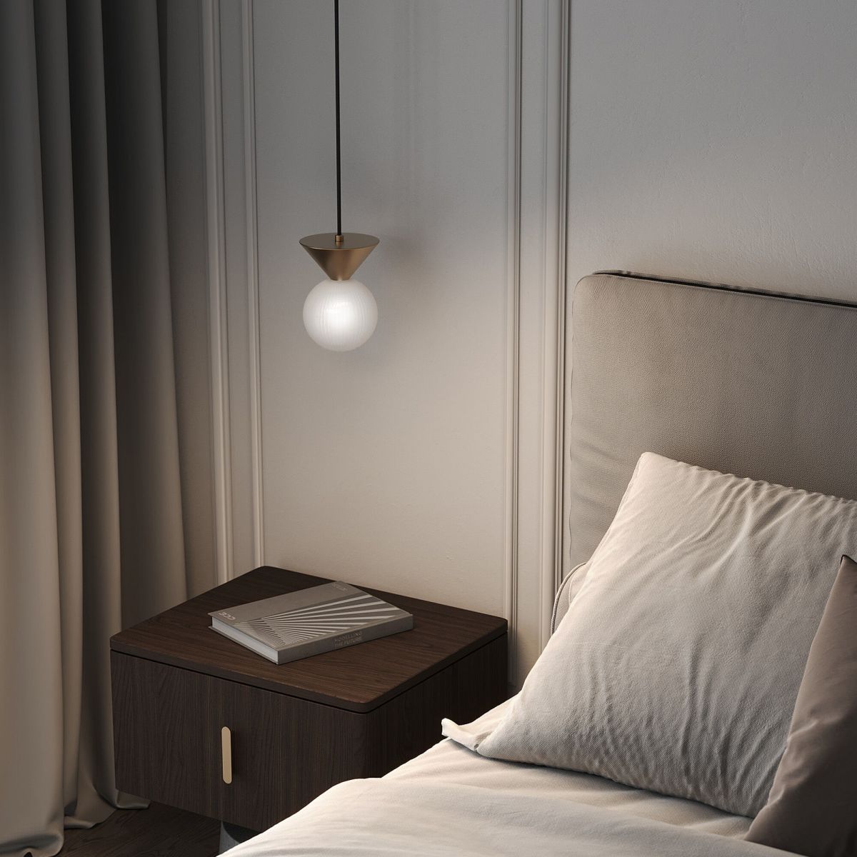 Подвесной светильник шар Eurosvet Melon 302004 латунь a071469