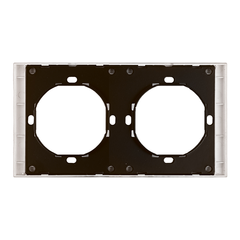 Рамка 2-местная Stekker Мия PFR00-3002-08 пудровый жемчуг 50487