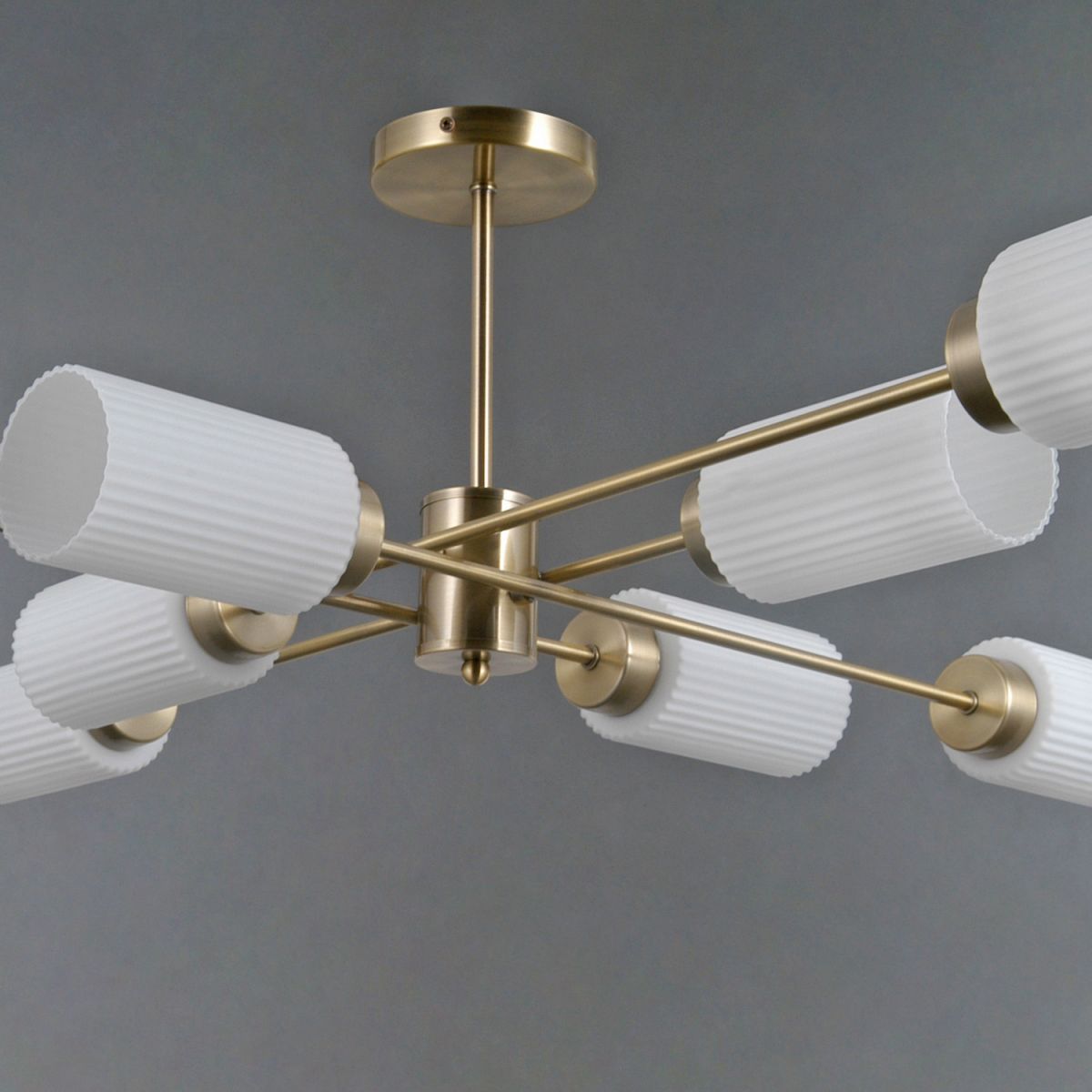 Люстра на штанге Illumico IL0737-8ASQ-25 AB NAPLES