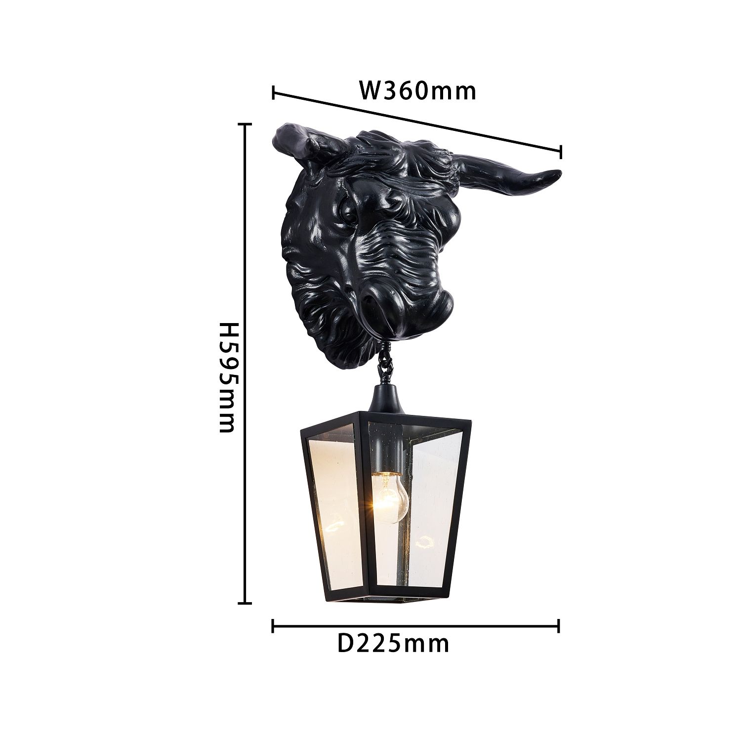 Уличный настенный светильник Favourite Bison 4001-1W в #REGION_NAME_DECLINE_PP#