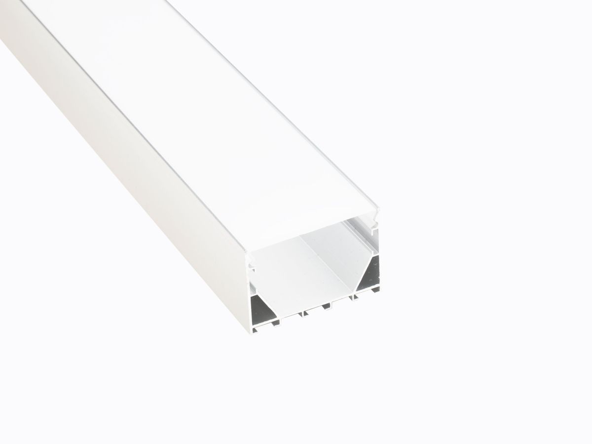 Профиль накладной LEDS POWER СПН5035 алюм. анод-й с матовым рассеивателем 2м 008516