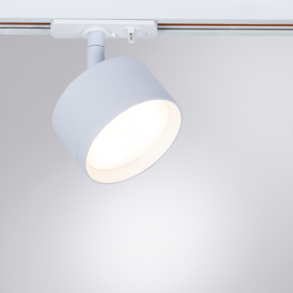 Трековый однофазный светильник Arte Lamp Intercrus A5547PL-1WH