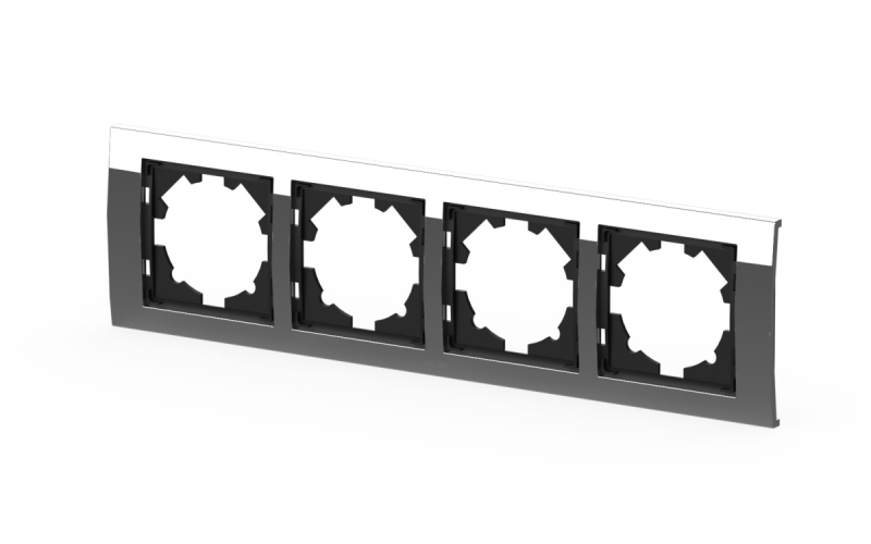 Рамка четырехместная ELBI Zena Platin 500-073100-228