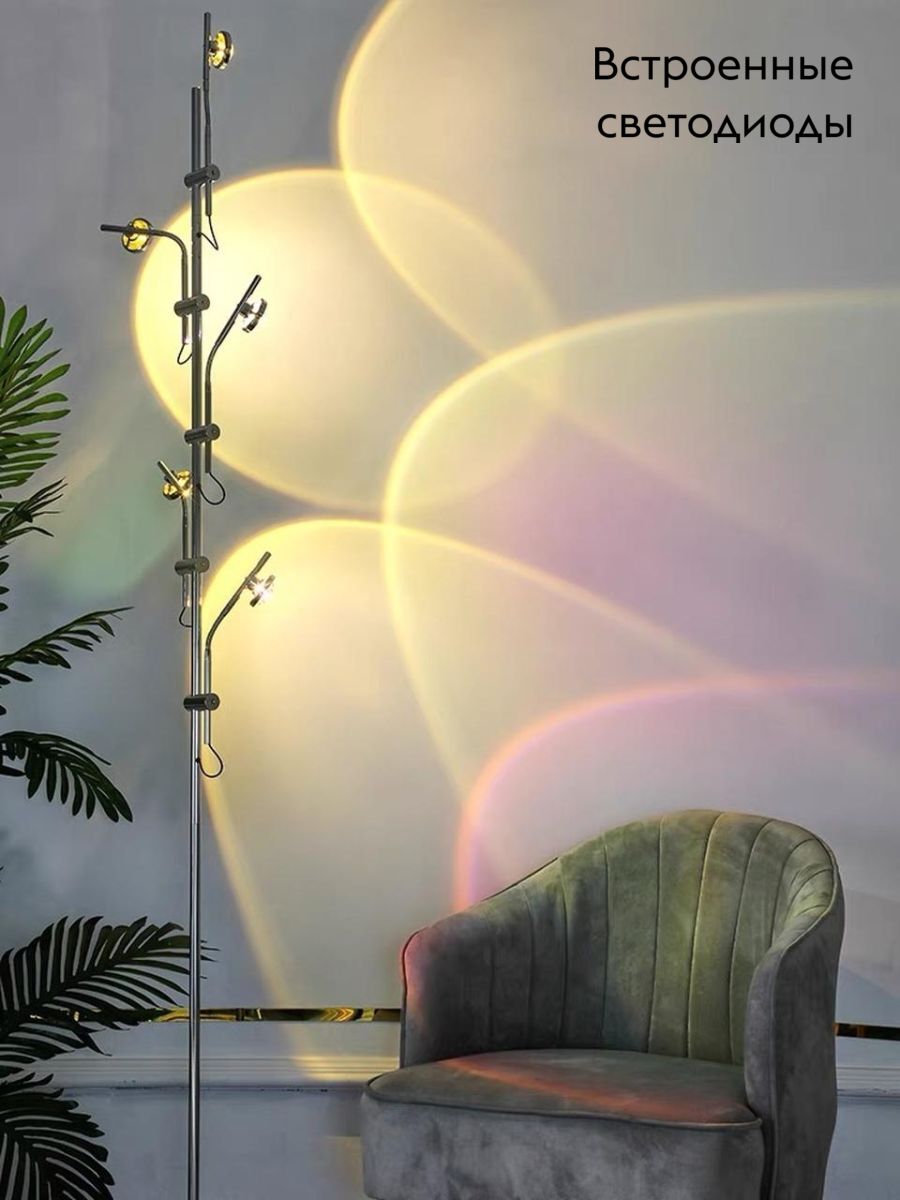 Торшер хром Alfa Light F0324-135