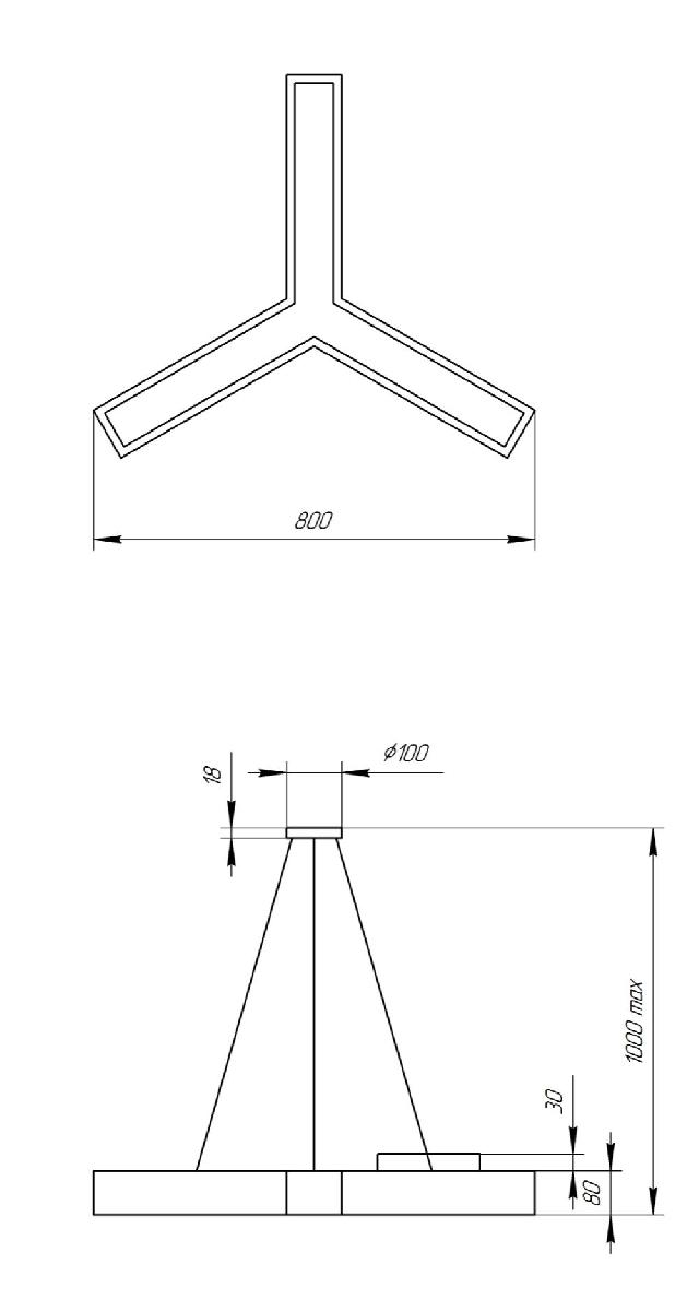 Подвесной светильник Эра Geometria SPO-142-B-40K-044 Б0050569