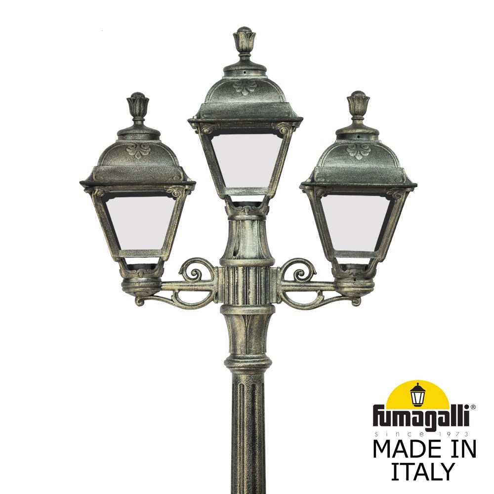 Садово-парковый светильник дизайнерский Fumagalli ARTU BISSO/CEFA 2+1 U23.158.S21.BXE27