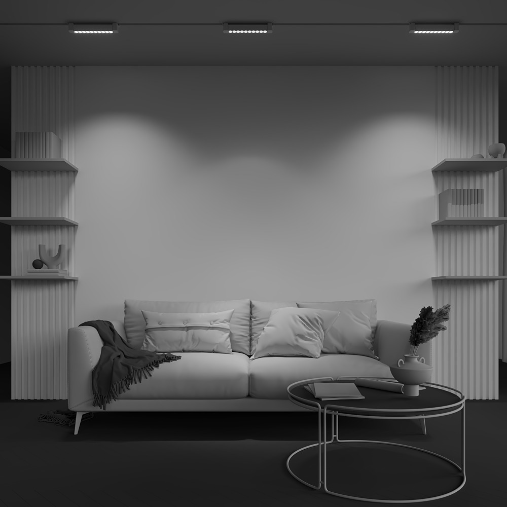 Трековый однофазный светильник Maytoni Points Rot TR010-1-10W4K-M-W