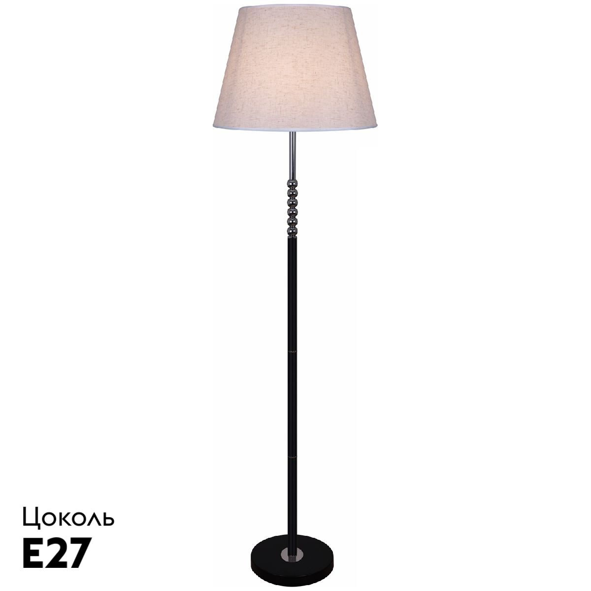 Торшер Reluce 02053-0.6-01 BK-CR