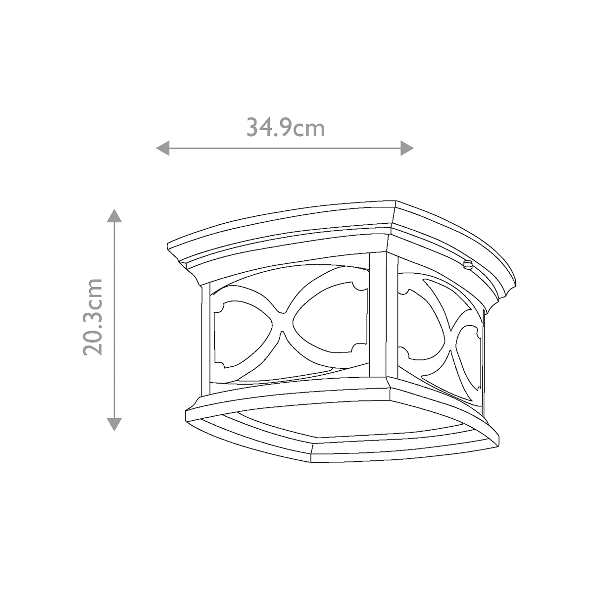 Уличный потолочный светильник Kichler KL-FRANCEASI-F