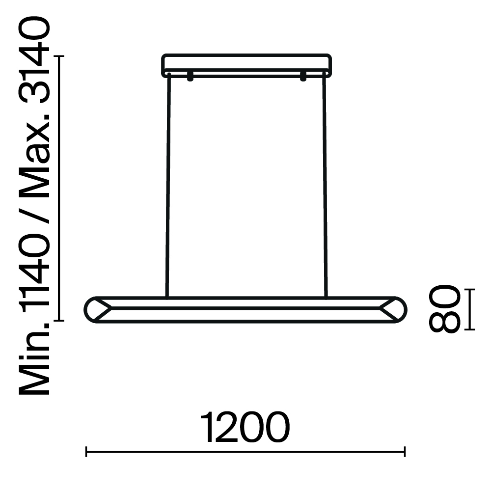 Подвесной светильник Maytoni Motion MOD276PL-L40B3K