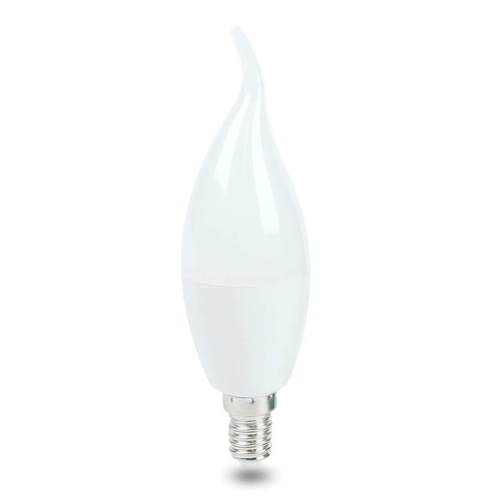 Лампа светодиодная Saffit SBC3720 cвеча на ветру матовая E14 20W 230V 4000K 55275