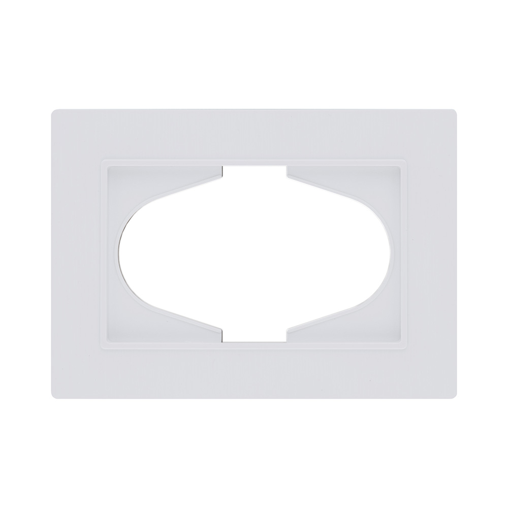 Рамка для двойной розетки, белый матовый Kollinger Eleganz Plex EP120WM