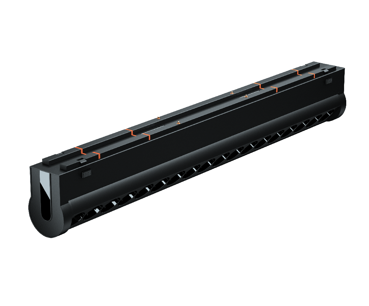 Трековый магнитный светильник iLedex Vision 4825-041-L305-18W-36DG-4000K-BK