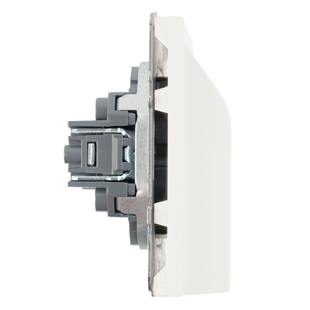 Кабельный вывод ( механизм) Stekker Эмили белый фарфор soft-touch RST00-5119-01 50220