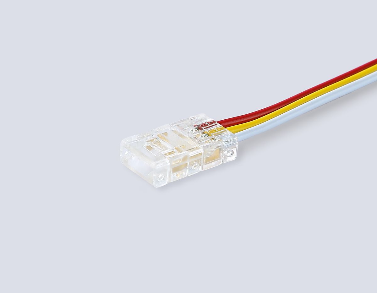 Соединитель гибкий двухсторонний Ambrella Light Illumination COB CCT 12/24V для лент 8mm (3 конт.) (5шт. в комплекте) GS7911