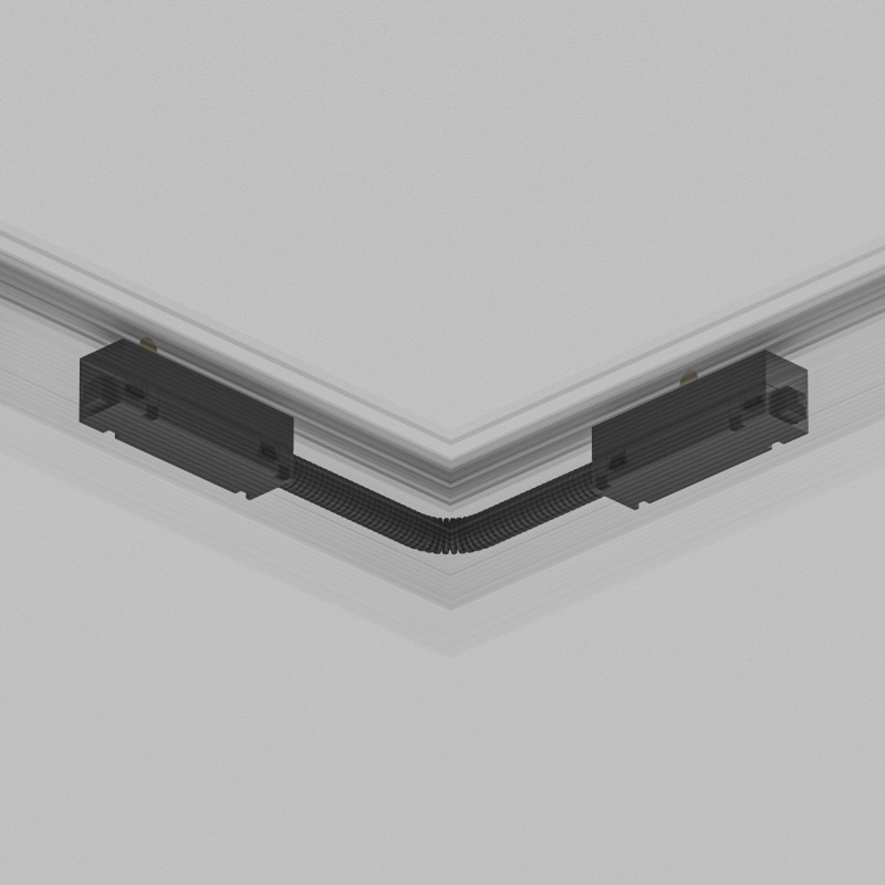 Коннектор Denkirs SMART SLIM BASE TR2423-BK