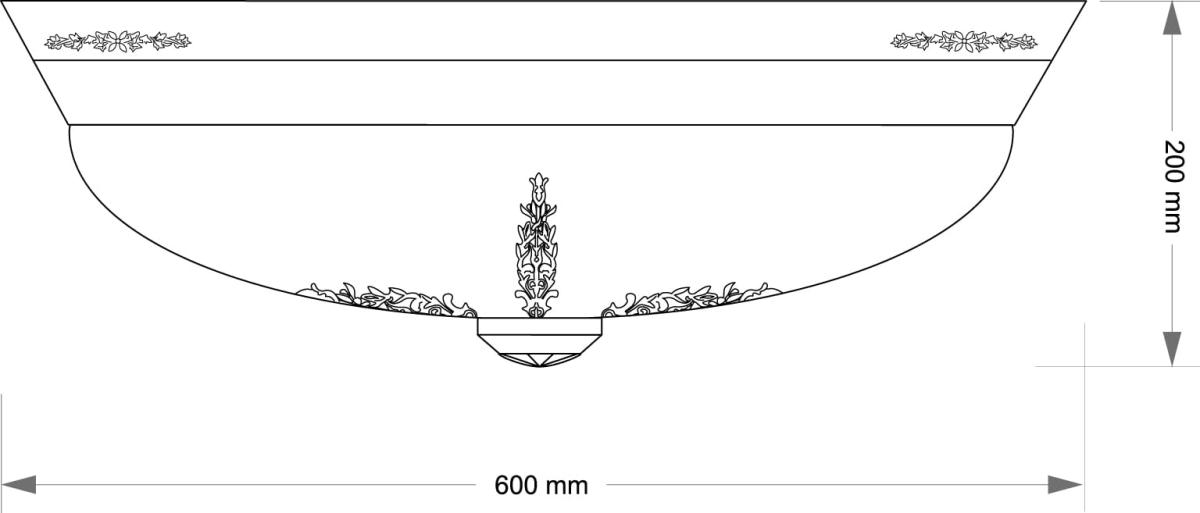 Потолочная люстра Kutek Bellagio BEL-PL-3(P)CR-OZ