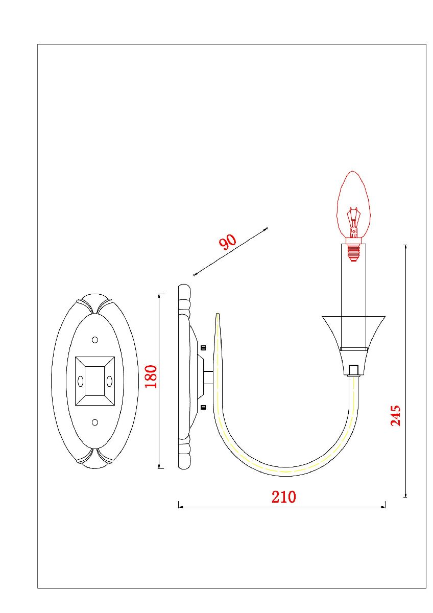 Бра Arte Lamp Collinetta A4094AP-1WH