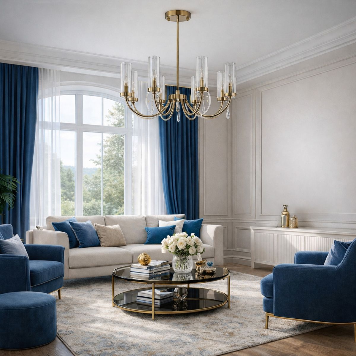 Люстра на штанге ST Luce Иллюмиа SL1400.303.08