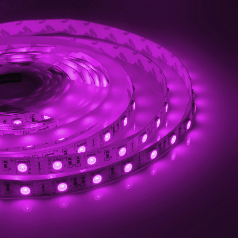 Комплект светодиодной ленты Apeyron 12В 7,2Вт/м smd5050 30д/м IP20 300Лм/м 5м RGB (адаптер питания, коннектор, контроллер, пульт) SL-47