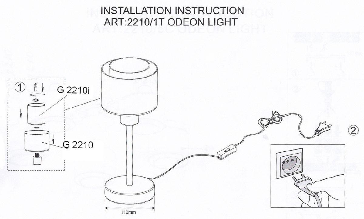 Настольная лампа Lumion Isko 2210/1T