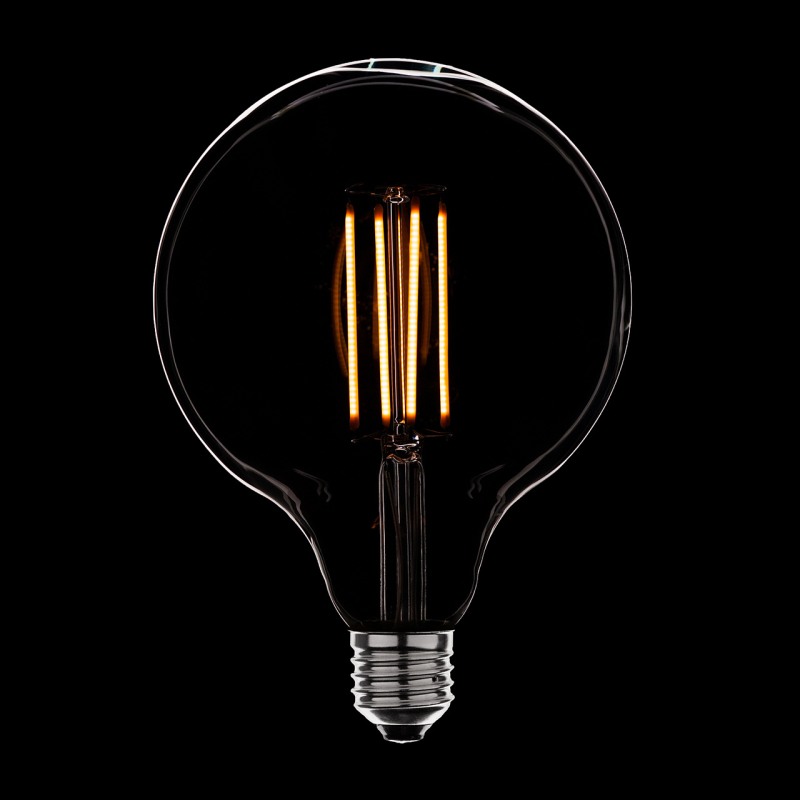 Лампа светодиодная филаментная диммируемая Sun Lumen E27 4W прозрачная 056-809