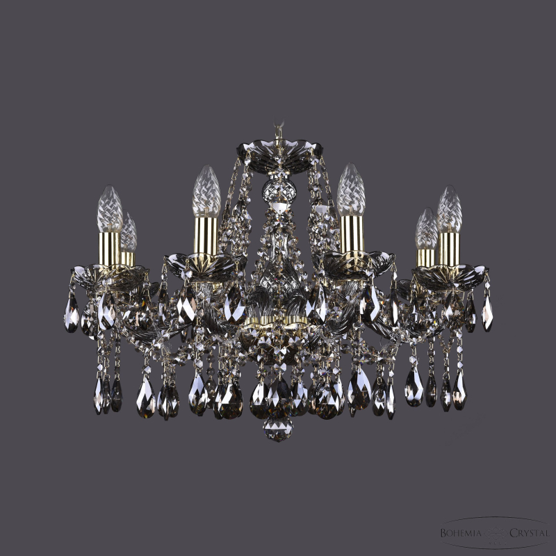 Подвесная люстра Bohemia Ivele Crystal 1413/8/200 G M731