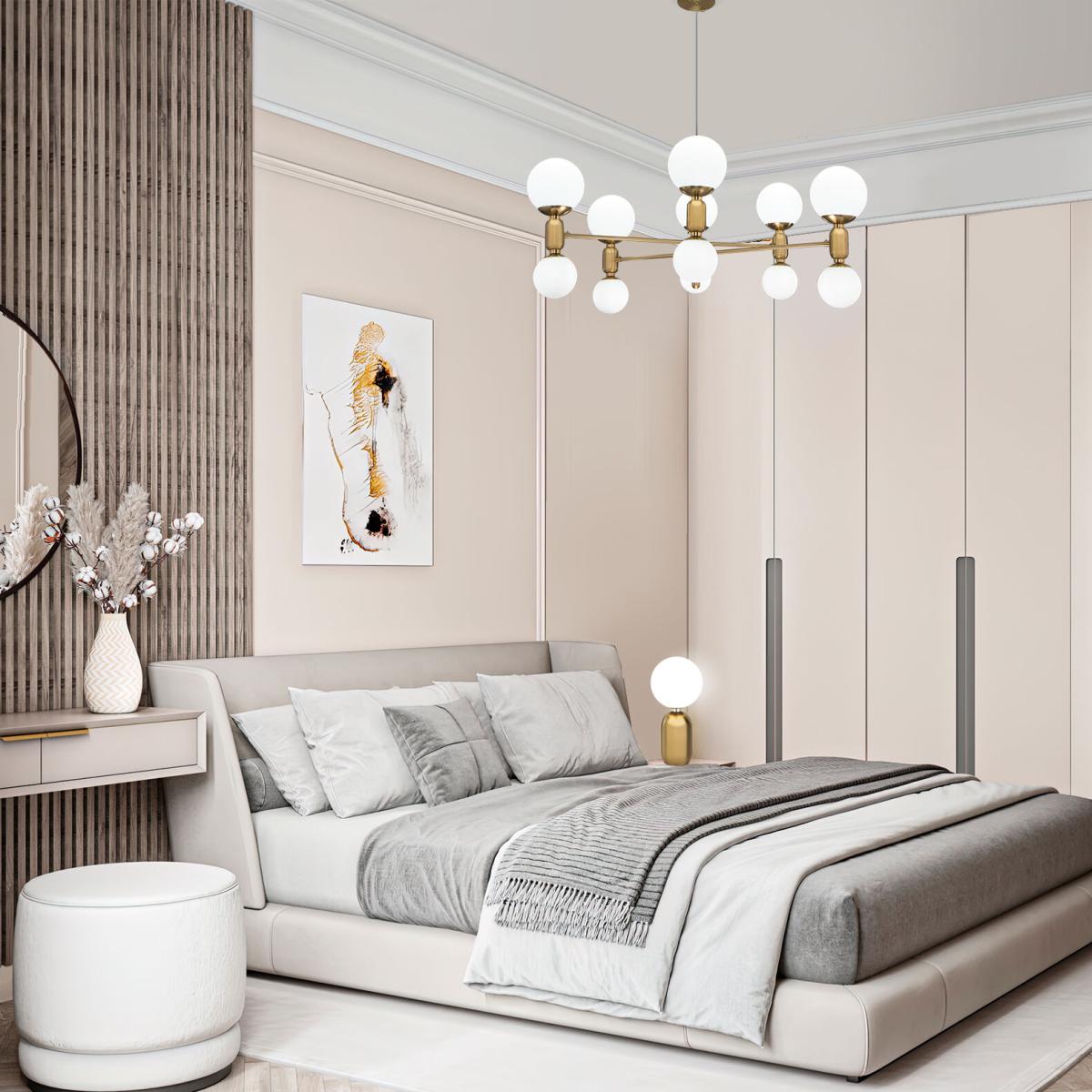 Подвесная люстра Eurosvet Bubble 30182 латунь a063213