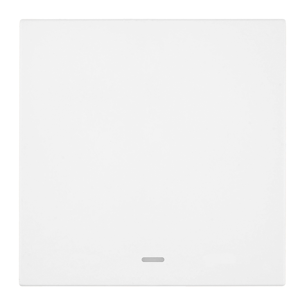 Выключатель 1-клавишный c индикатором (механизм) Stekker Мия 250В 10А RSW10-3101-01 белая магнолия 50431