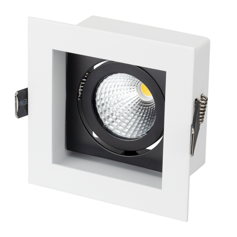 Встраиваемый светильник Arlight CL-SNODO-LUM-S102x102-9W Warm3000 (WH-BK, 38 deg) 038832