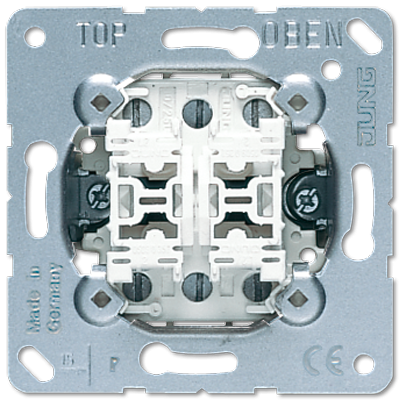 Выключатель сдвоенный Jung 509-20U