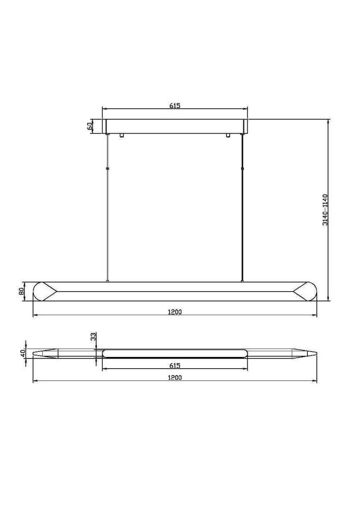 Подвесной светильник Maytoni Motion MOD276PL-L40B3K