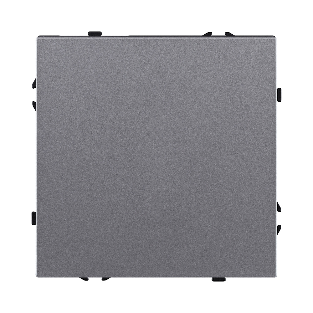 Выключатель 1-клавишный проходной 10А/250В, серый Kollinger Eclipse EC-002GY