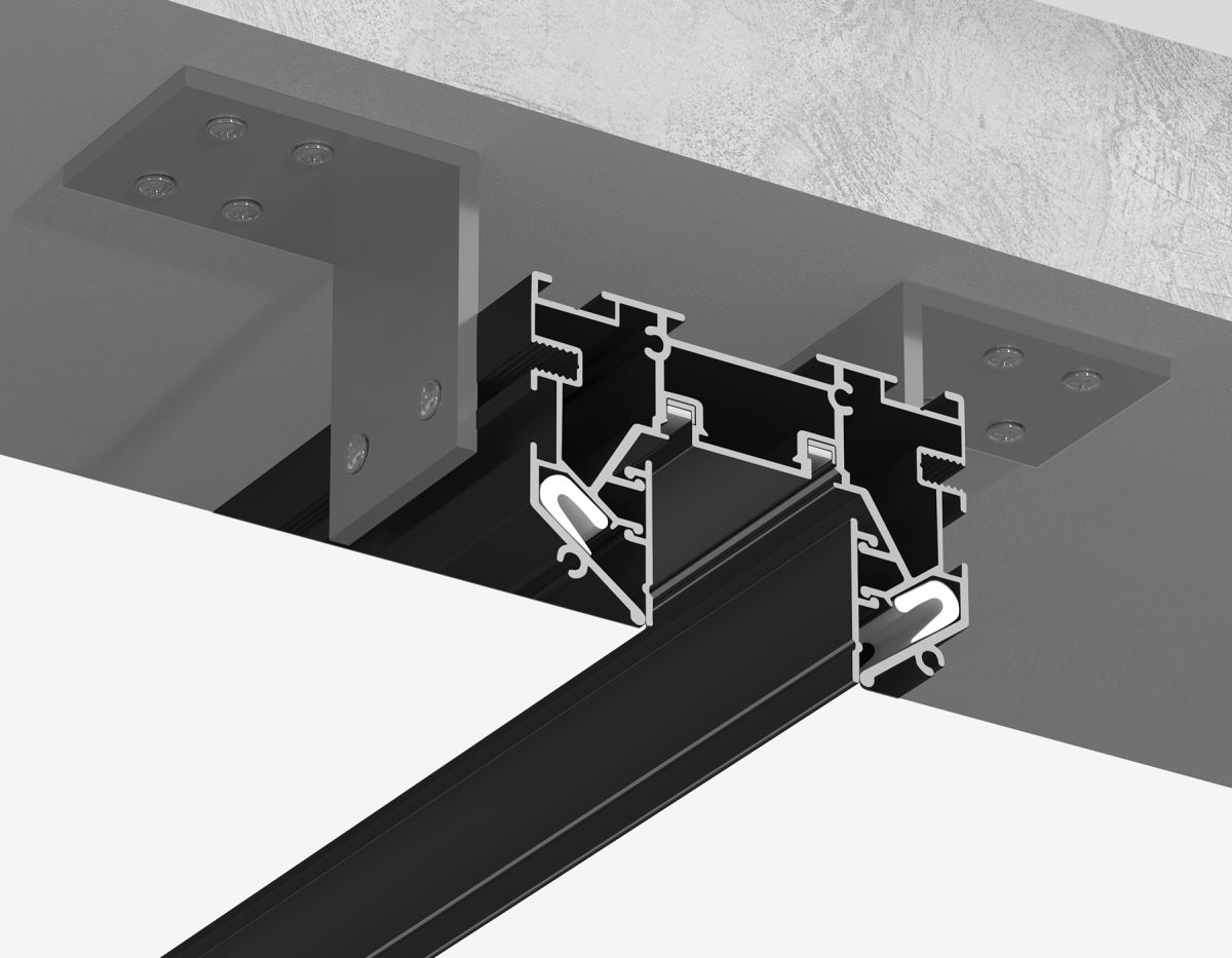 Шинопровод магнитный для натяжного потолка Ambrella Light Magnetic Ultra slim GV1070