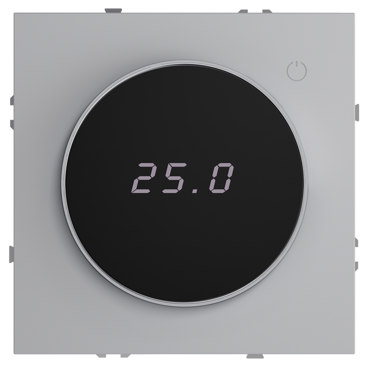 Терморегулятор электронный Voltum S70 с индикацией и датчиком, для теплого пола, (серый) VLS070116