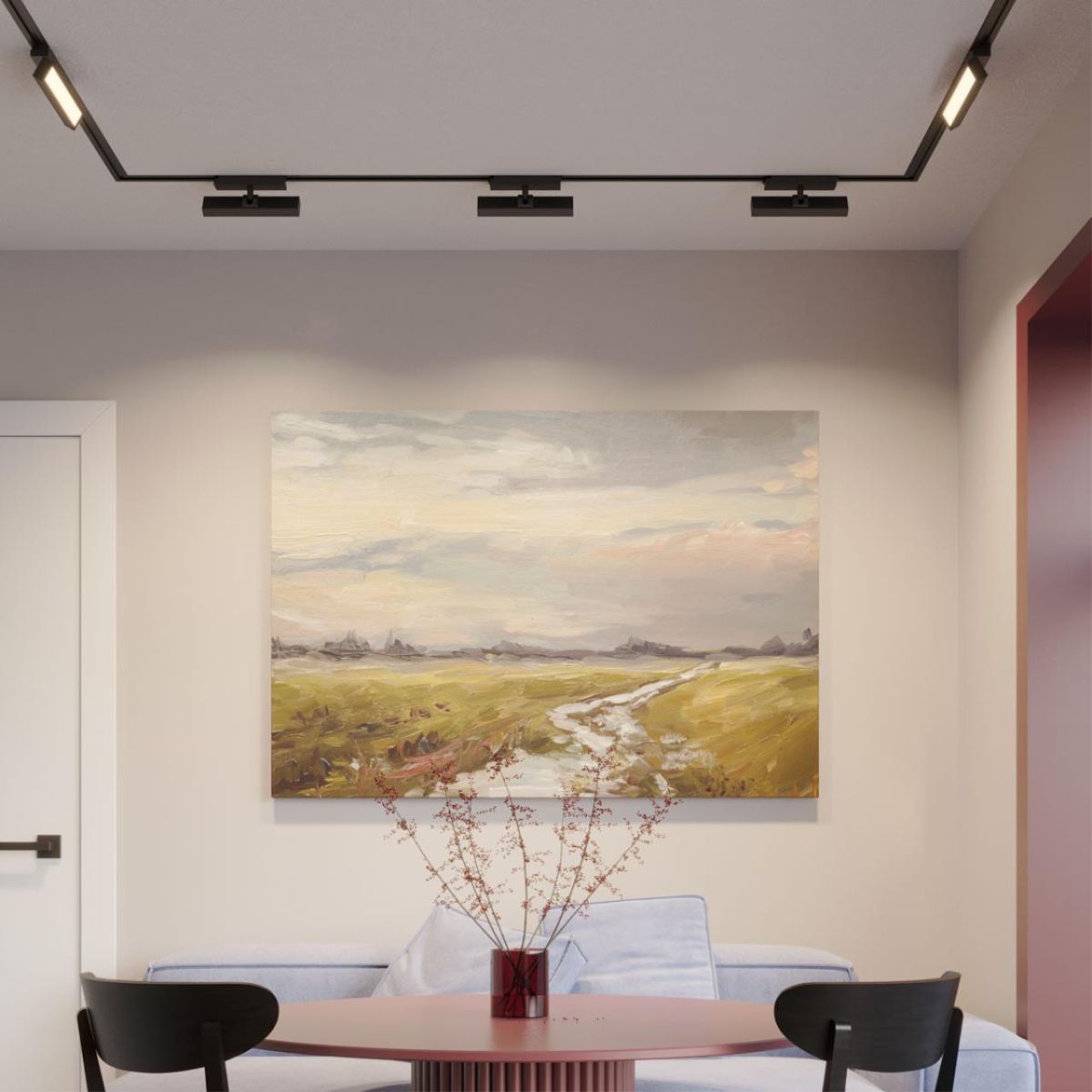 Трековый однофазный светильник с переключателем цв. температуры Novotech Port Stratus 359771