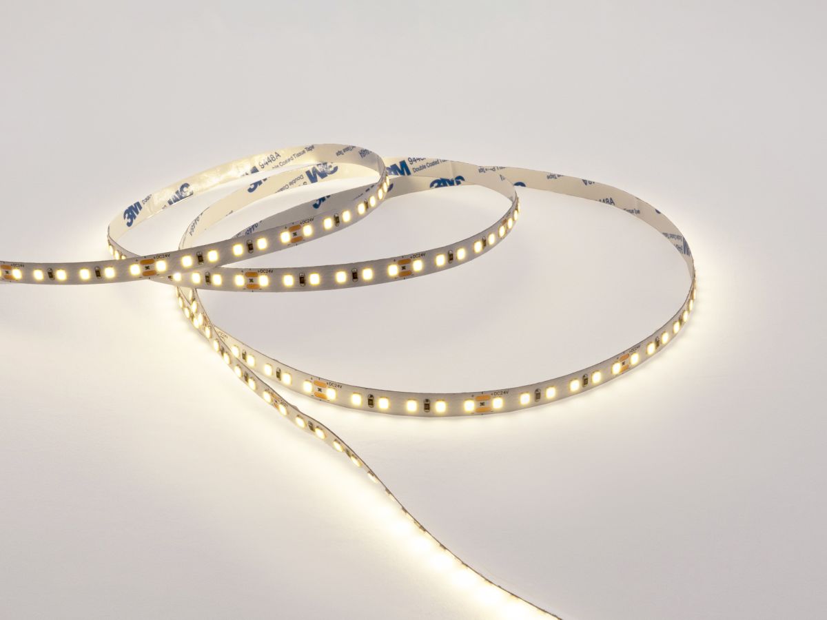 Светодиодная лента LEDS POWER 2835 120/м (9,6Вт/м) 24В теплая 004198