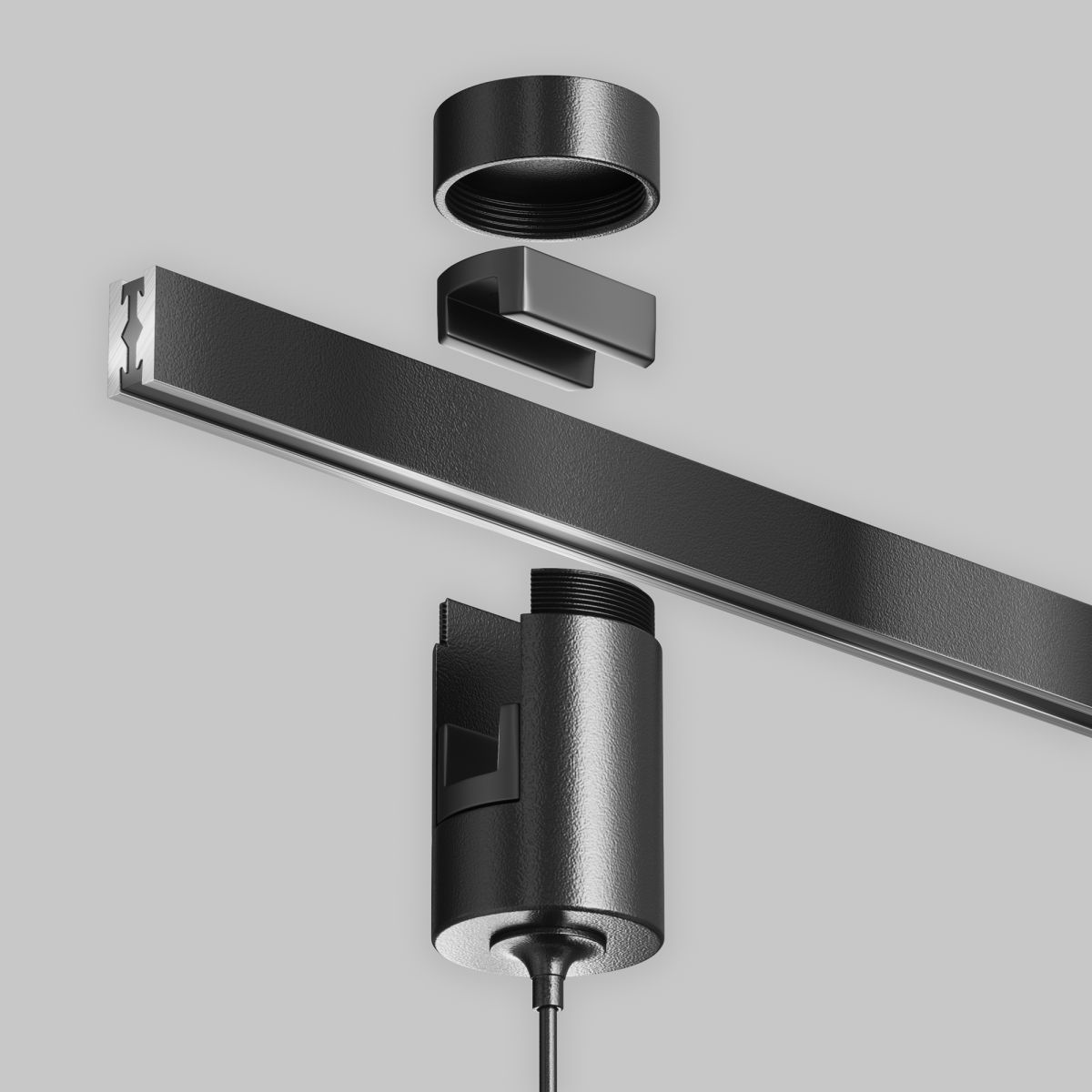 Трековый магнитный светильник Maytoni Focus LED TR155-1-5W4K-B