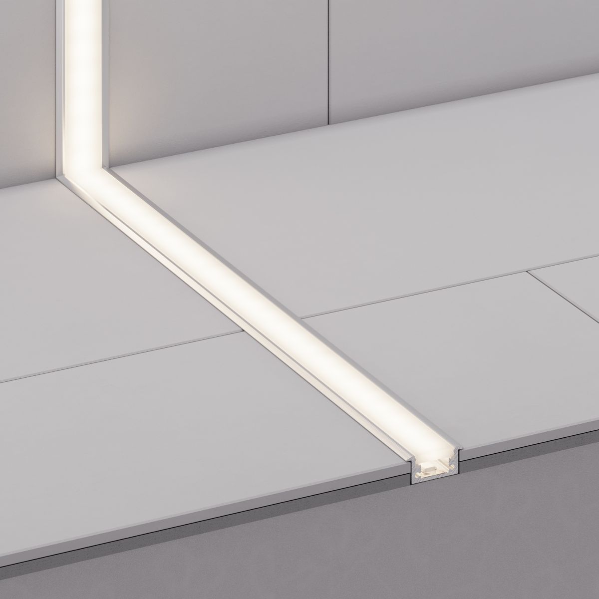 Профиль Arlight FLOOR27-H11-F-2000 ANOD (Алюминий) 060247