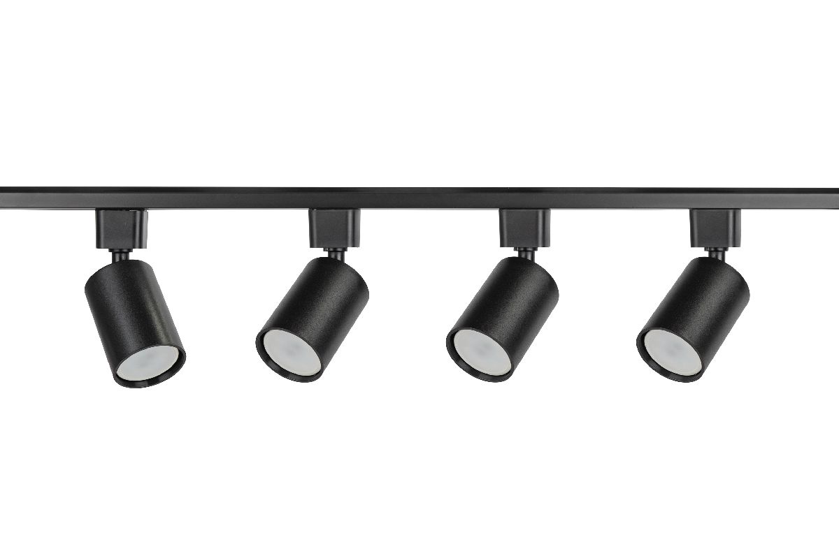 Трековый однофазный светильник (4 шт.) Эра TR70-SET4-GU10-BK Б0063956 УЦ