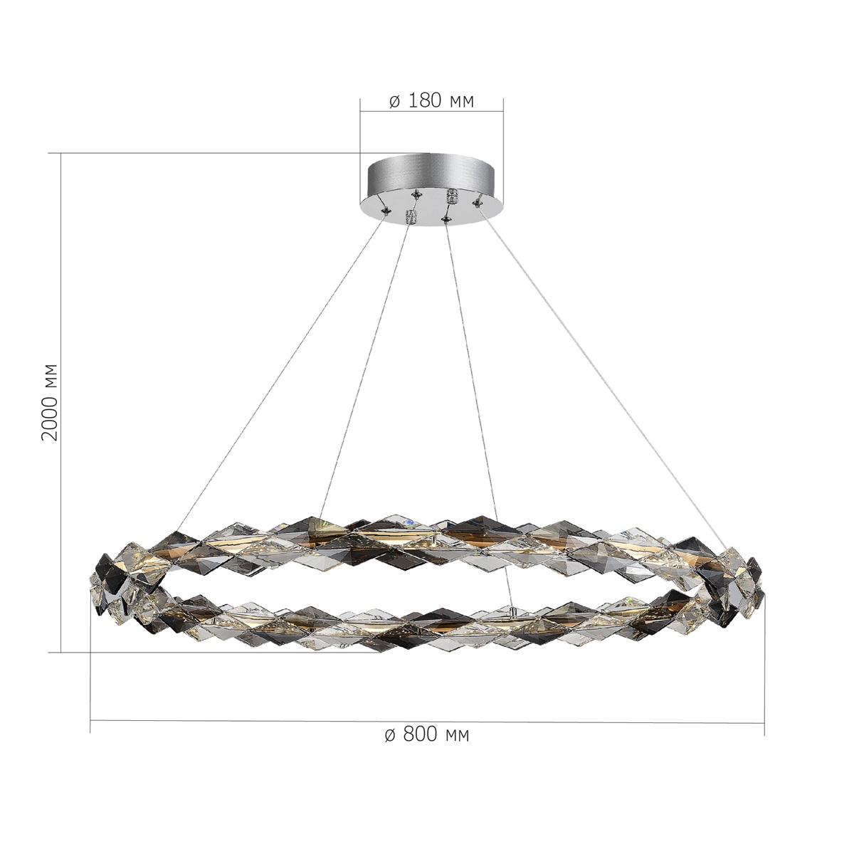 Подвесная люстра ST Luce Diamanta SL6009.113.01
