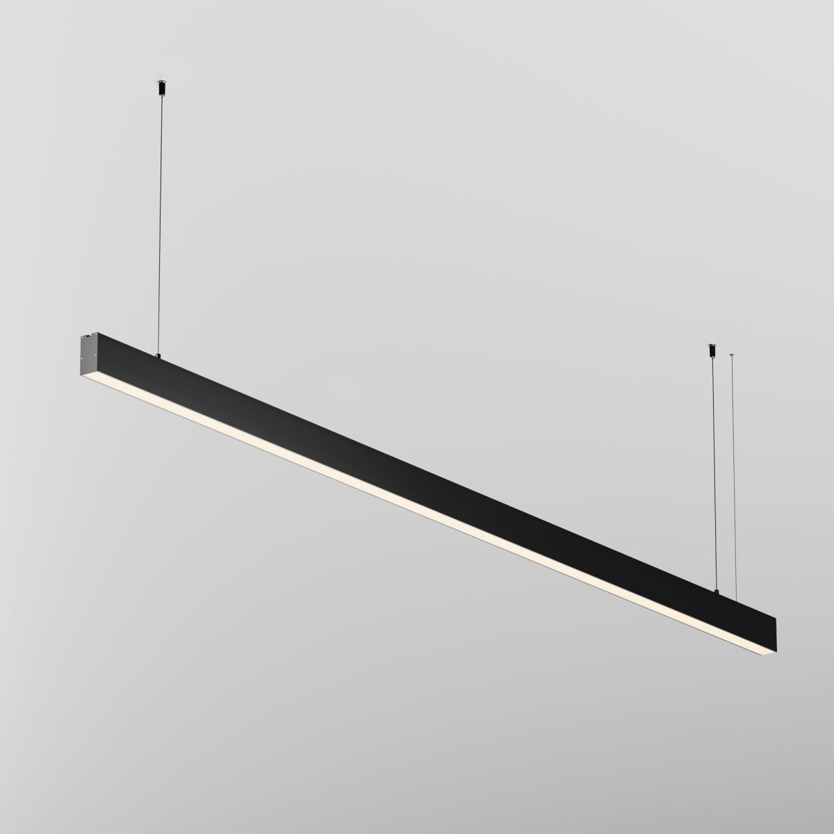 Линейный подвесной светильник Maytoni Technical 3000K 35x67 (Черный, 2 м) LL312047