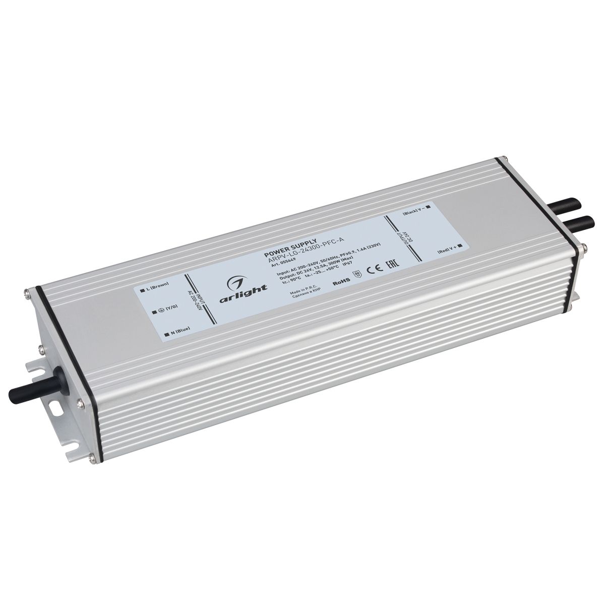 Блок питания Arlight ARPV-LG-24300-PFC-A (24V, 12.5A, 300W) (IP67 Металл) 055649