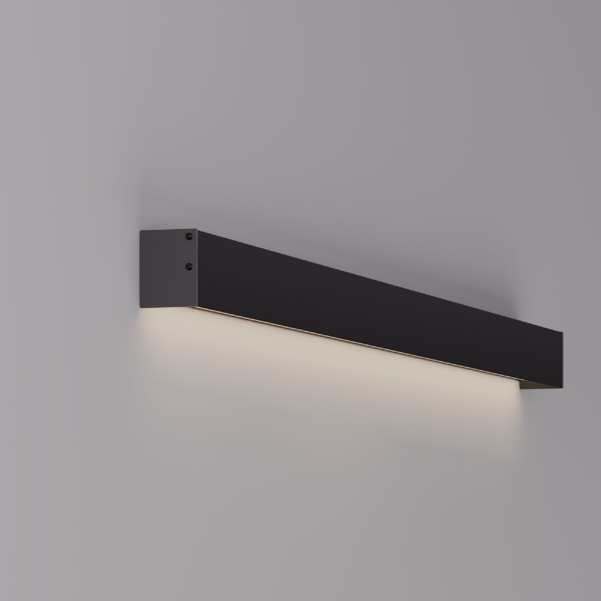 Алюминиевый профиль Arlight WALL-2228-2000 ANOD BLACK 050488