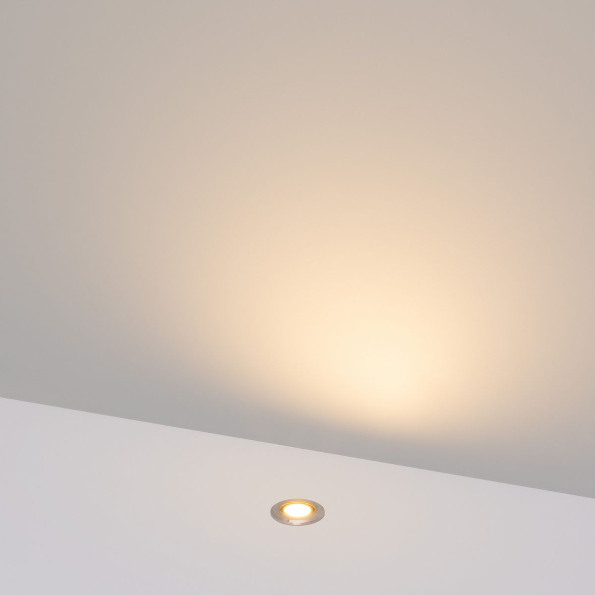 Ландшафтный светильник Arlight ART-PELURU-GROUND-R23-1W Warm3000 (SL, 100 deg, 24V) (IP67 Металл) 057833