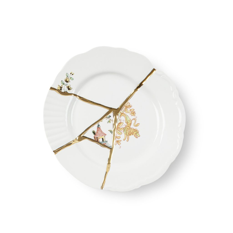 Десертная тарелка Seletti Kintsugi 09602