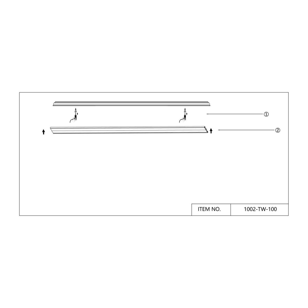 Магнитный шинопровод Favourite Unica 1002-TW-100