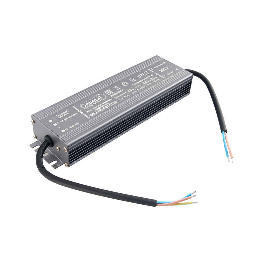 Драйвер светодиодный General GDLI-200-IP67-12 SG 519143